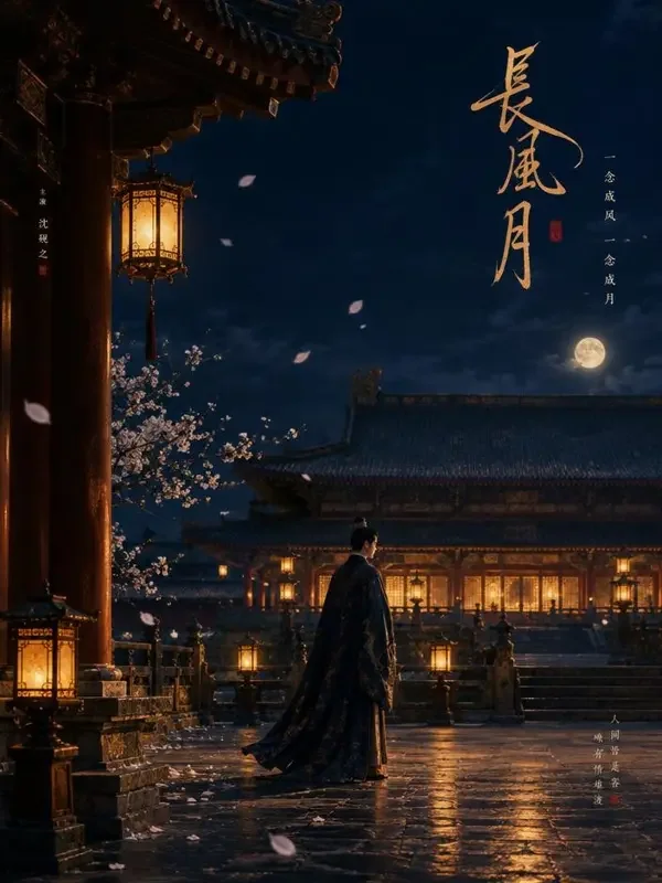 蕉果短剧《月落长安》古装权谋短剧封面海报